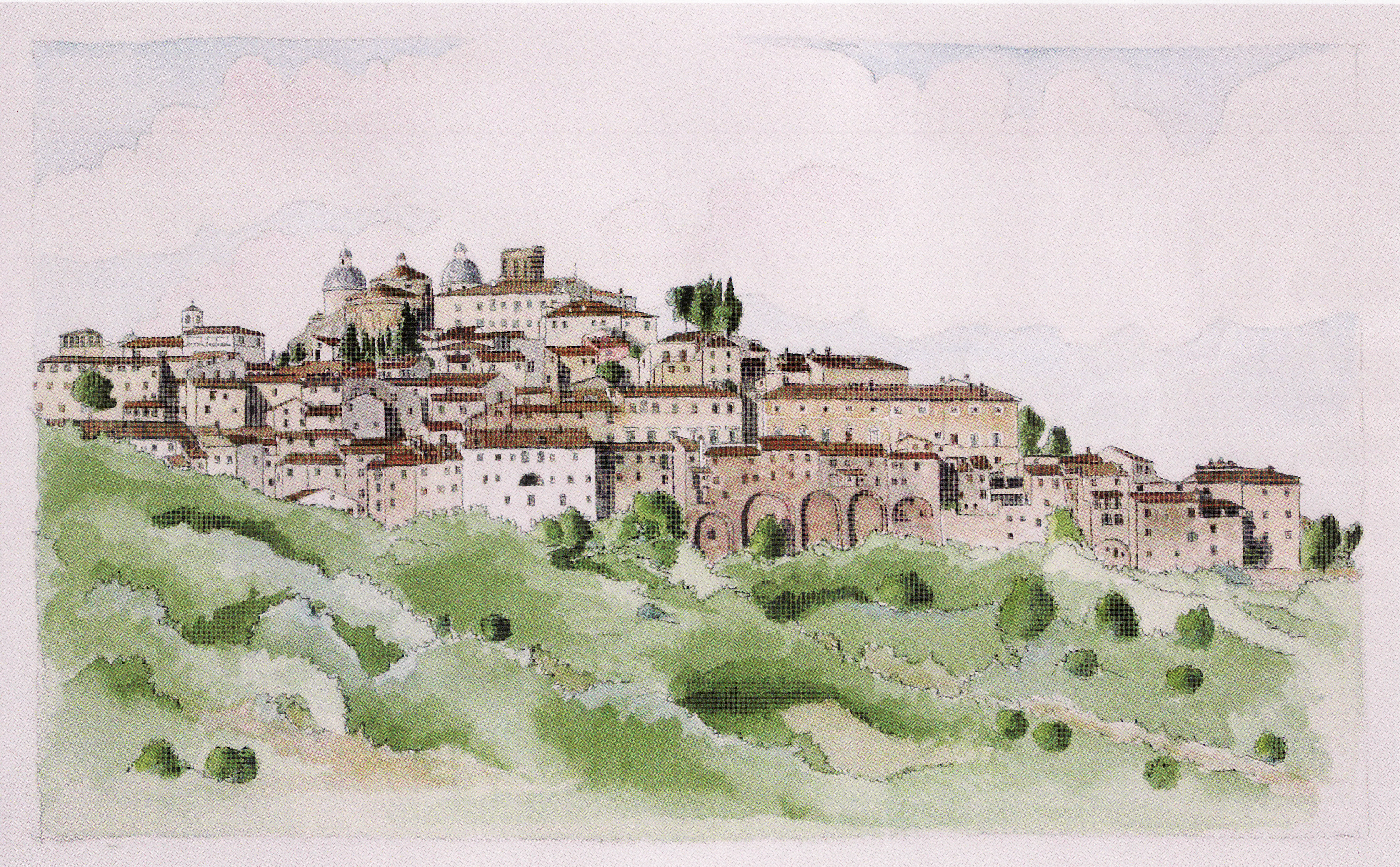 223 Amelia-Panorama da Ovest.