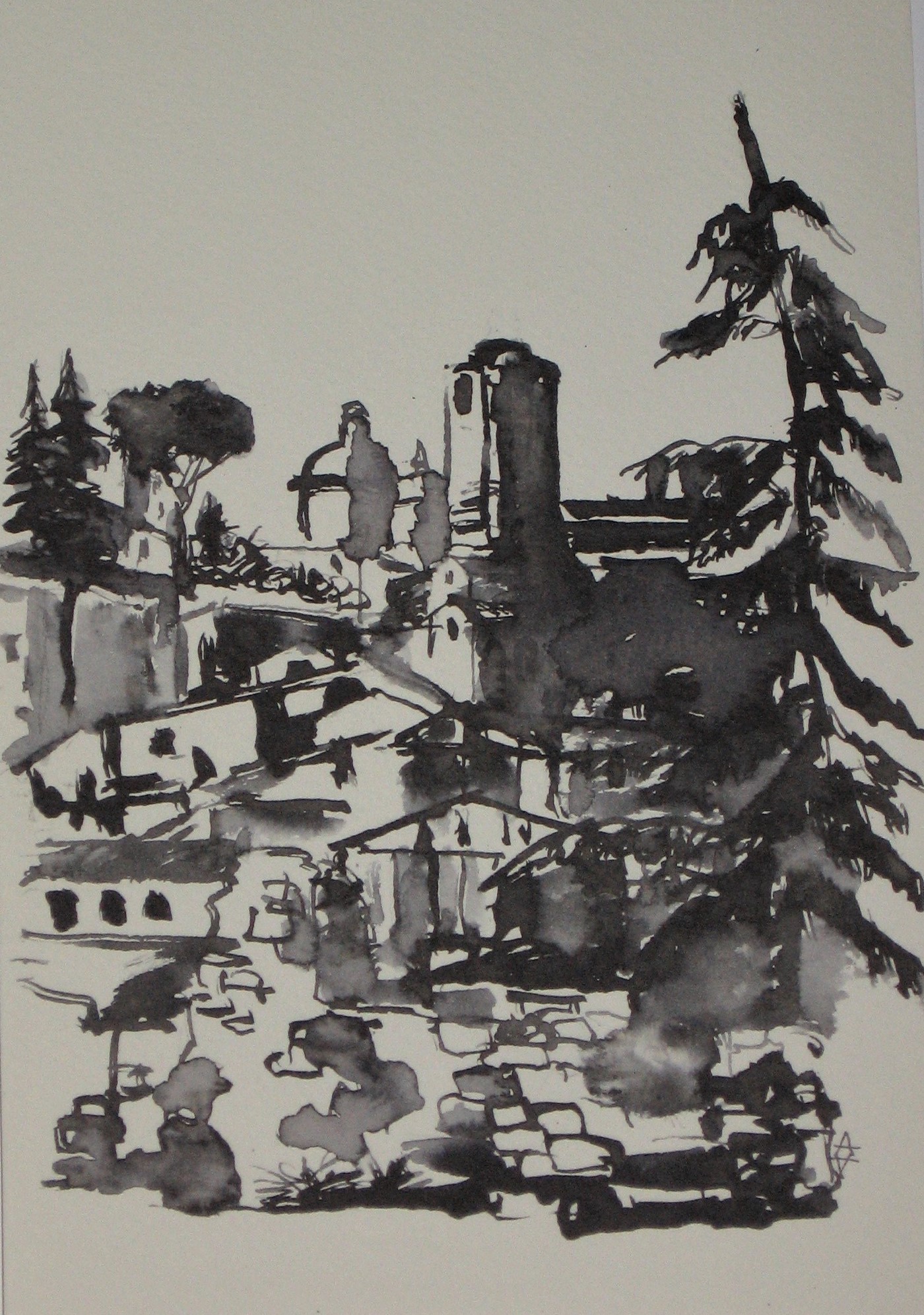 Amelia. Panorama da via Orvieto.